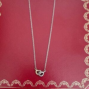 Elegant Silver Heart Necklace